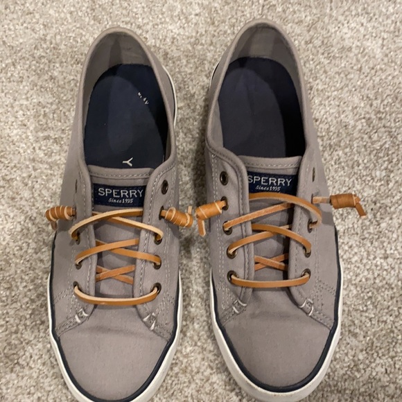 Sperry Canvas Slip On Dock Shoes - Picture 2 of 5